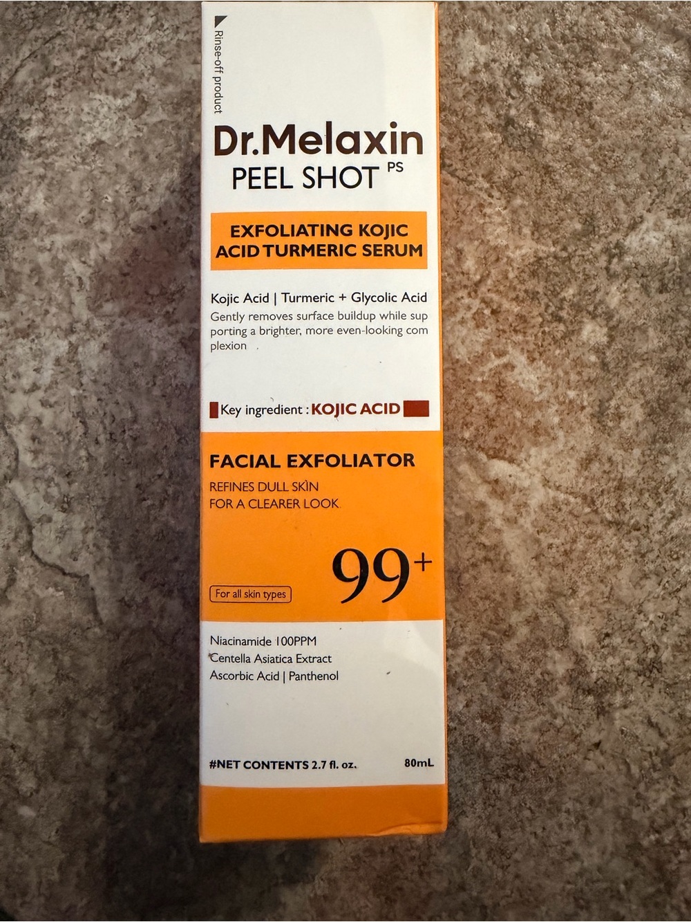 Dr Melaxin Peel Shot Exfoliating Kojic Acid Turmeric Serum